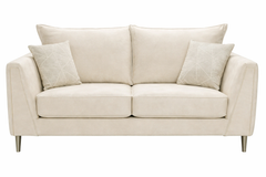 Elaine Velvet Fullback Elegant sofa – Luxury Modern Upholstered Couch with Gold Legs