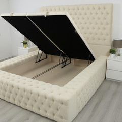Grand Ambassador Divan Platform Bed – Luxury Upholstered Storage Bed UK