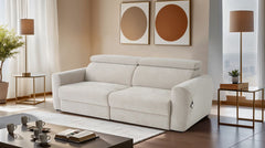 Dakota 3 Seater Electric Recliner Sofa Bed – Power Reclining Couch