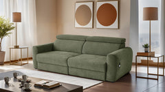 Dakota 3 Seater Electric Recliner Sofa Bed – Power Reclining Couch