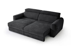 Dakota 3 Seater Electric Recliner Sofa Bed – Power Reclining Couch