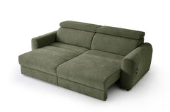 Dakota 3 Seater Electric Recliner Sofa Bed – Power Reclining Couch