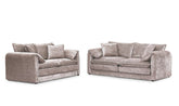 Solaya Luxury Durable Chenille Sofa Green Grey Beige Black