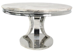 London Round Table (1.3m) – Chrome Frame – image 3