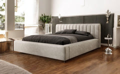 Low Headboard Mini Ambassador Bed Frame – Panel Style, Compact & Stylish