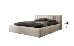 Low Headboard Mini Ambassador Bed Frame – Panel Style, Compact & Stylish