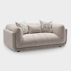 Oxford Modern Comfy Sofa Beige and Grey 3 seater 2 seater