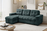 Palermo Universal Corner Sofa Bed – L-Shape Sleeper Sofa in Grey, Beige or Blue