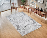 PEARL SILVER LARGE LIVING ROOM RUG 200 X 290 CM