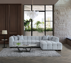 Aluxo Tribeca Bubble Teddy Boucle Sofa Corner