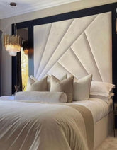 Virgo Geometric Bed | Stylish Contemporary Bed Frame