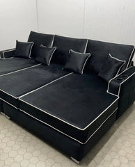 Regency Cinema Sofa Piping border design Cup holders