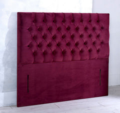 Divan Bed optional drawers Plush Velvet and Fabric Floor standing headboard