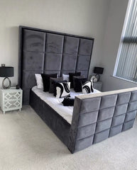 Cubed TV Bed | Luxury Bed Frame With Hidden TV Storage