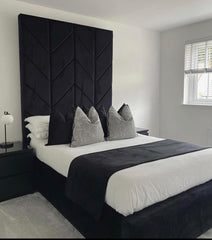 Ceasar Arrow Panel Tall Headboard – Double, King & Super King