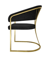 Prado Luxury Dining Chair Gold or Chrome base