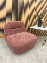 Miami Boucle Swivel Accent Chair