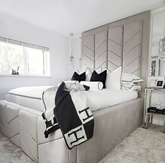 Ceasar Arrow Panel Tall Headboard – Double, King & Super King