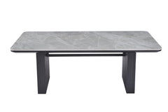 Engelberg Grey & Black Coffee Table Grey & Black