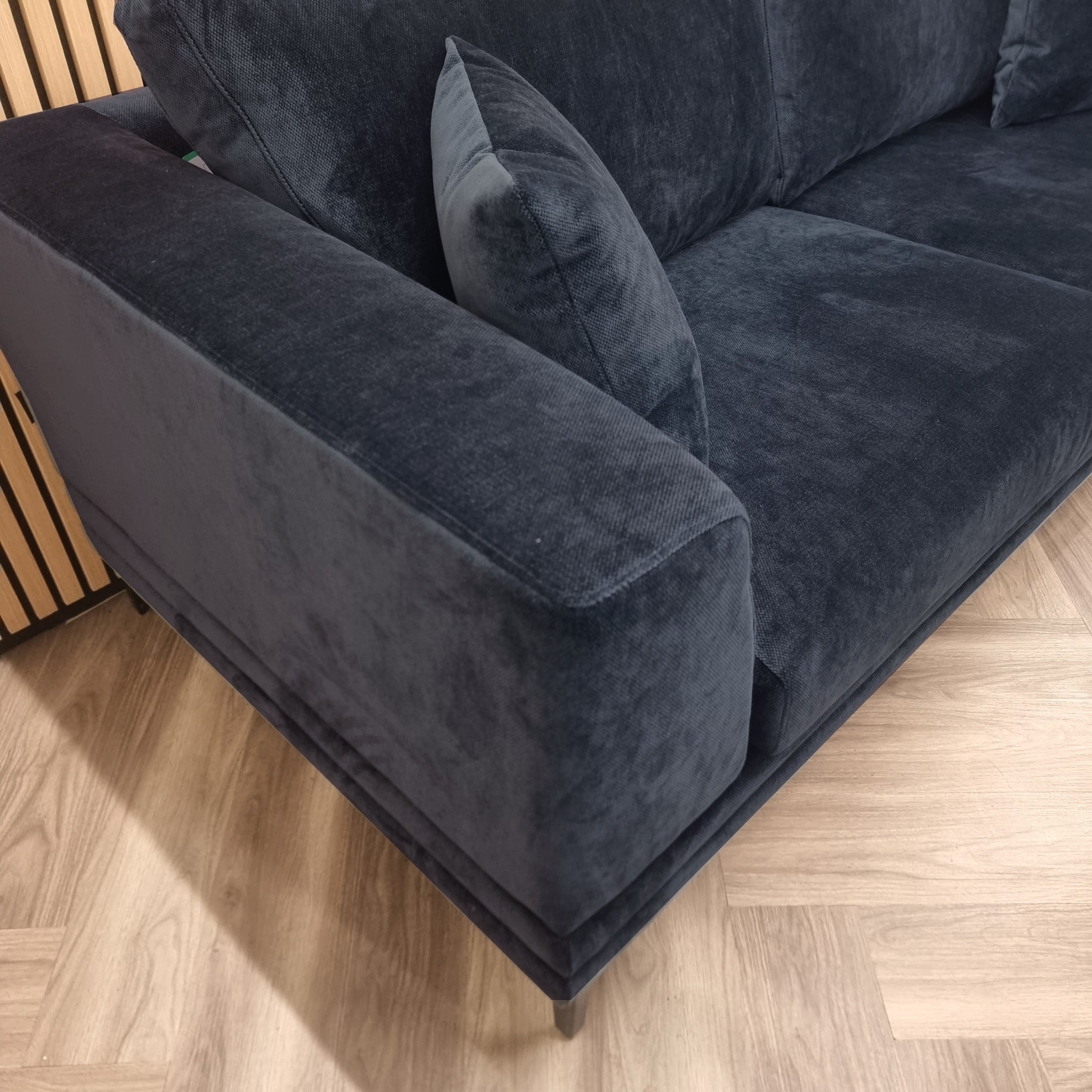 Lenox  Rust Orange Velvet Sofa