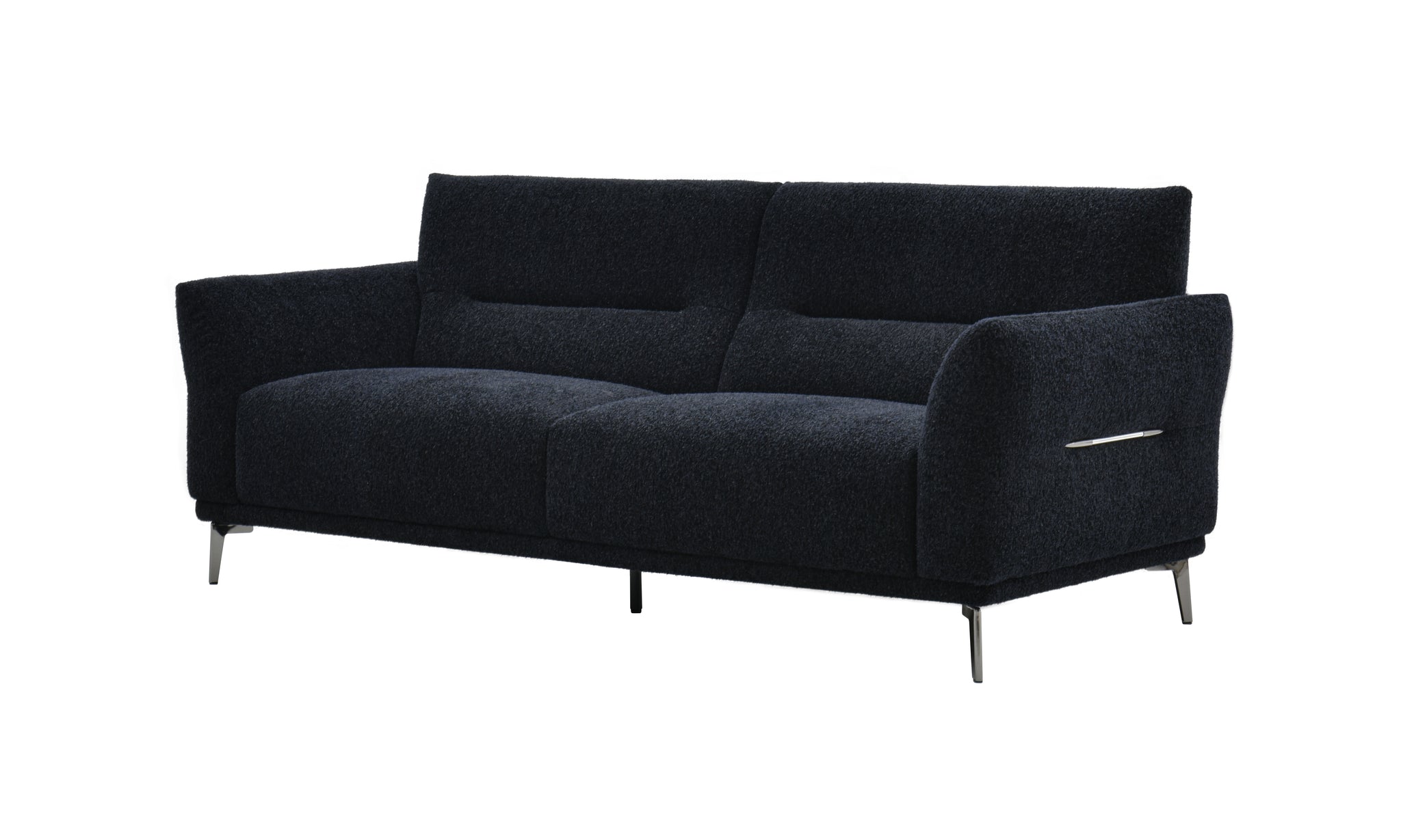 Aluxo Albany Sofa  Black Lux Boucle Fabric