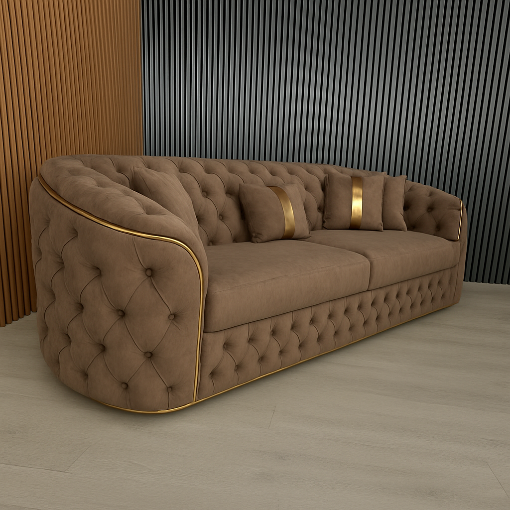 Ambassador sofa brown- stratus interiors