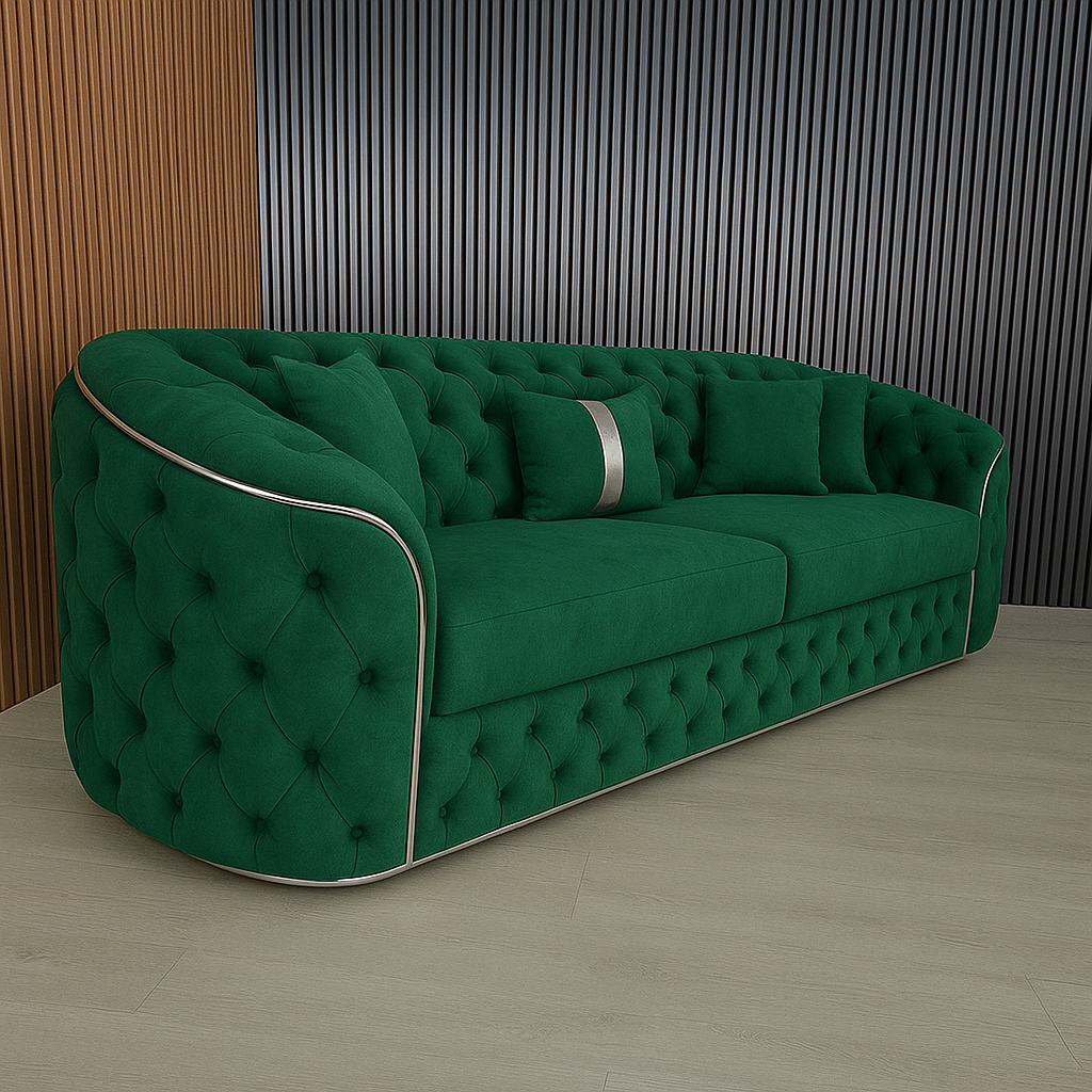 Ambassador sofa green- stratus interiors