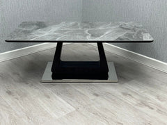 Zermatt Coffee Table Grey Ceramic 120cm