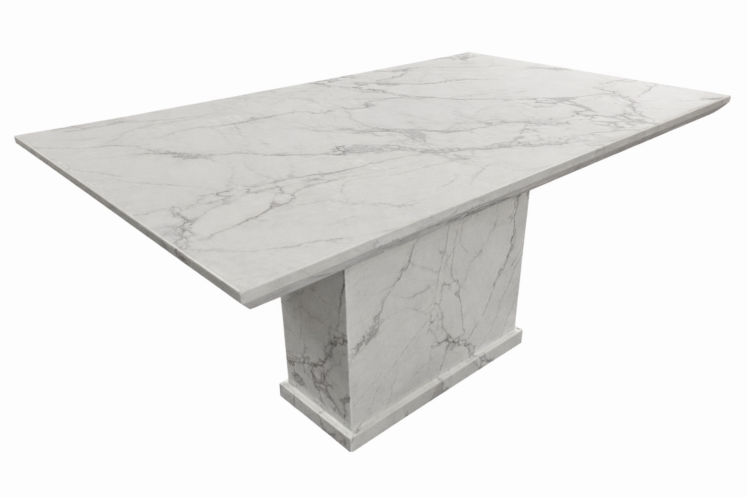 MB White Marble Dining Table (1.5m) – image 2
