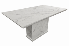 MB White Marble Dining Table (1.5m) – image 2