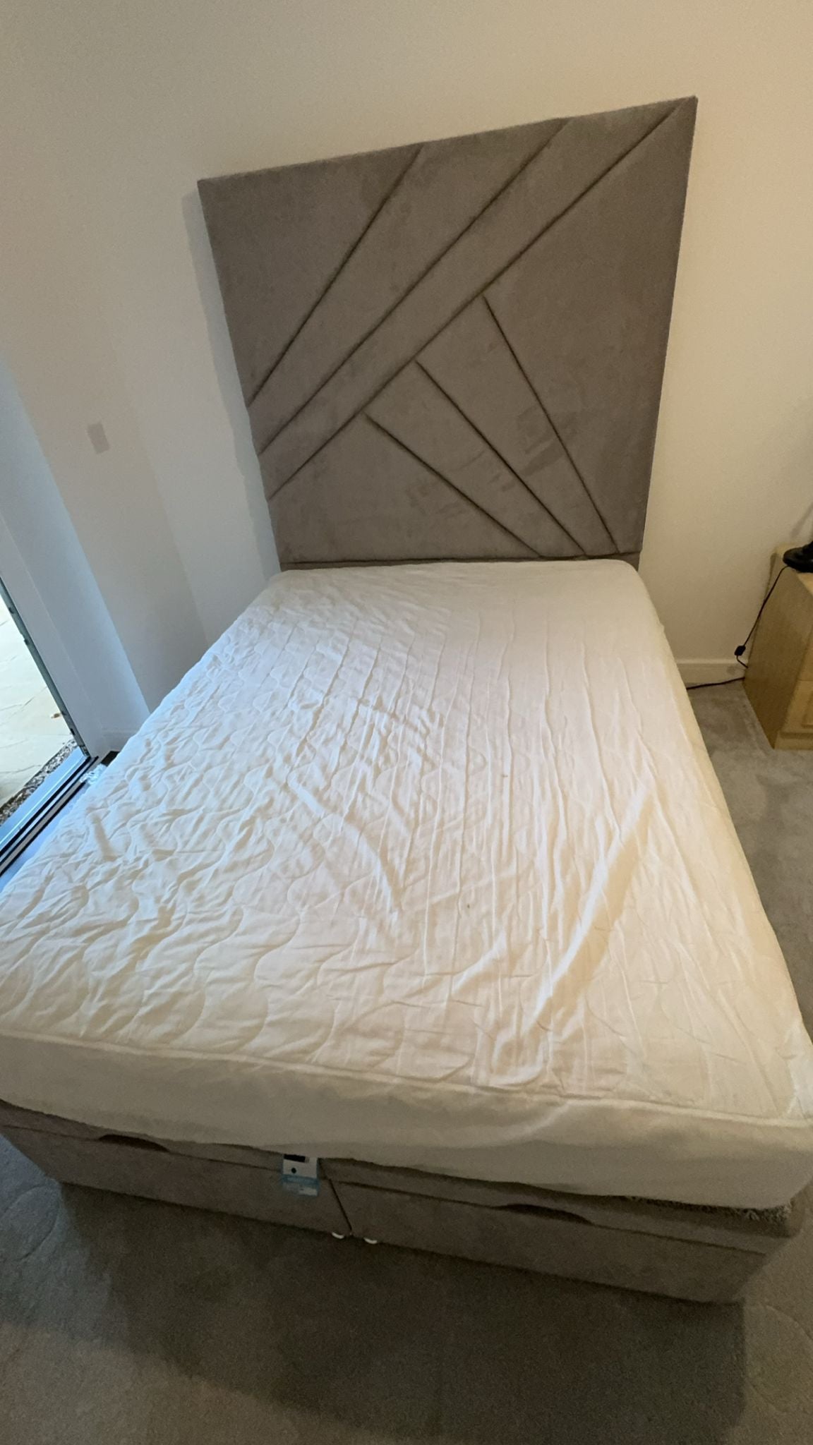 Virgo Geometric Bed | Stylish Contemporary Bed Frame