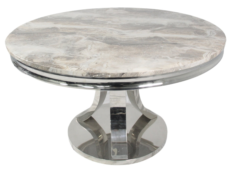 London Round Table (1.3m) – Chrome Frame – image 2