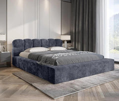 Cloud Mini Ambassador Platform Bed Short Headboard, Modern Design