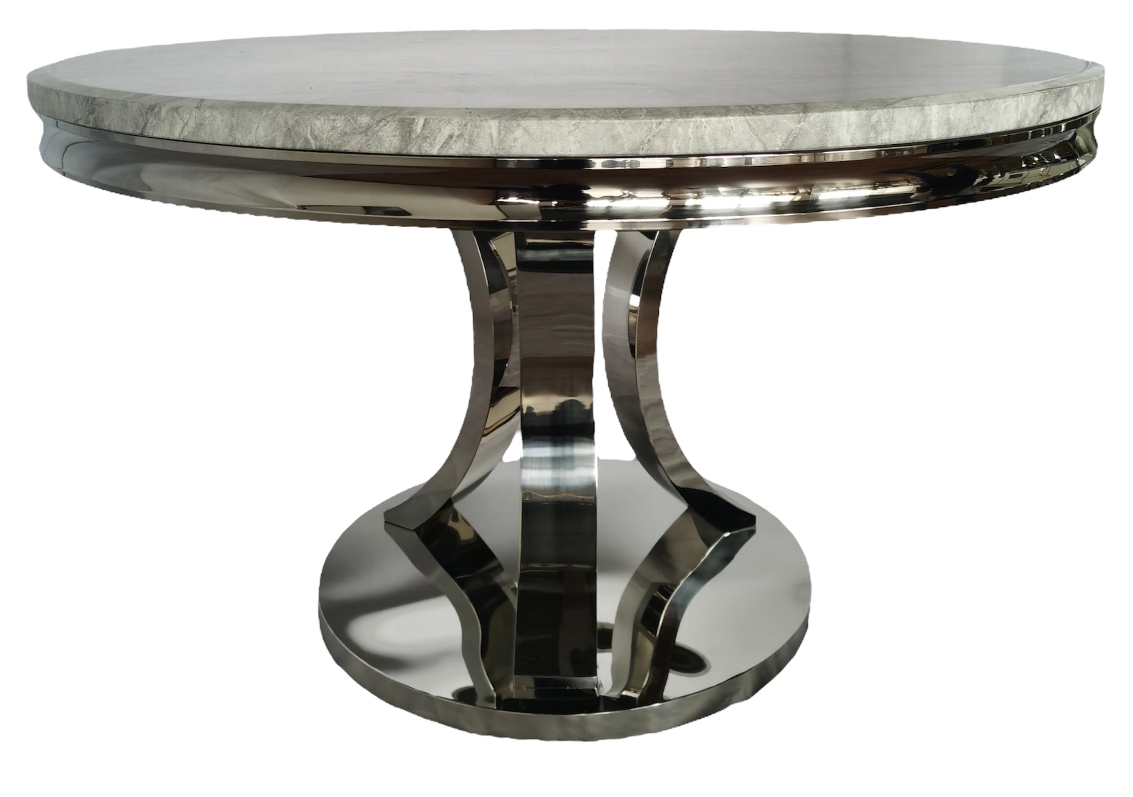 London Round Table (1.3m) – Chrome Frame – image 6