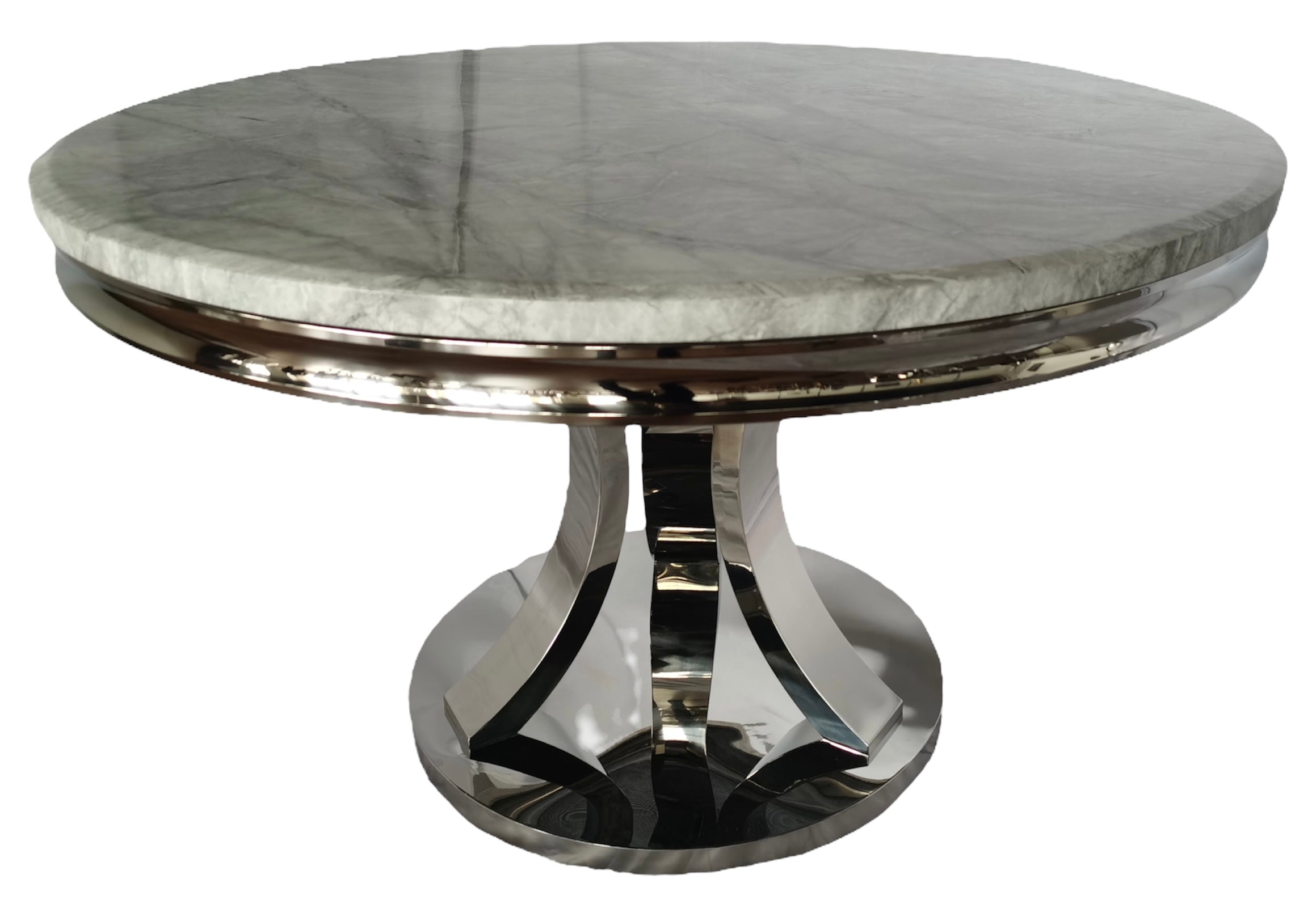 London Round Table (1.3m) – Chrome Frame – image 7
