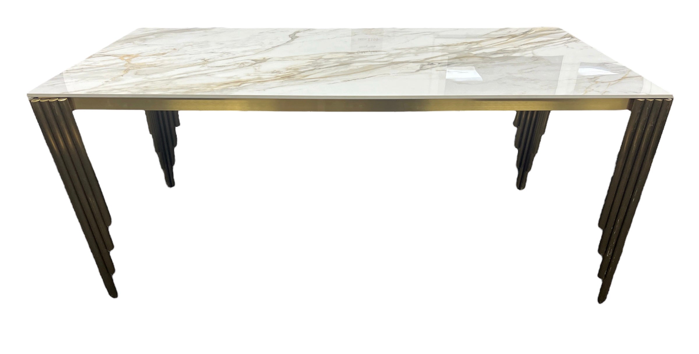 Mayfair Gold Dining Table (1.8m) – Gold Frame – image 9