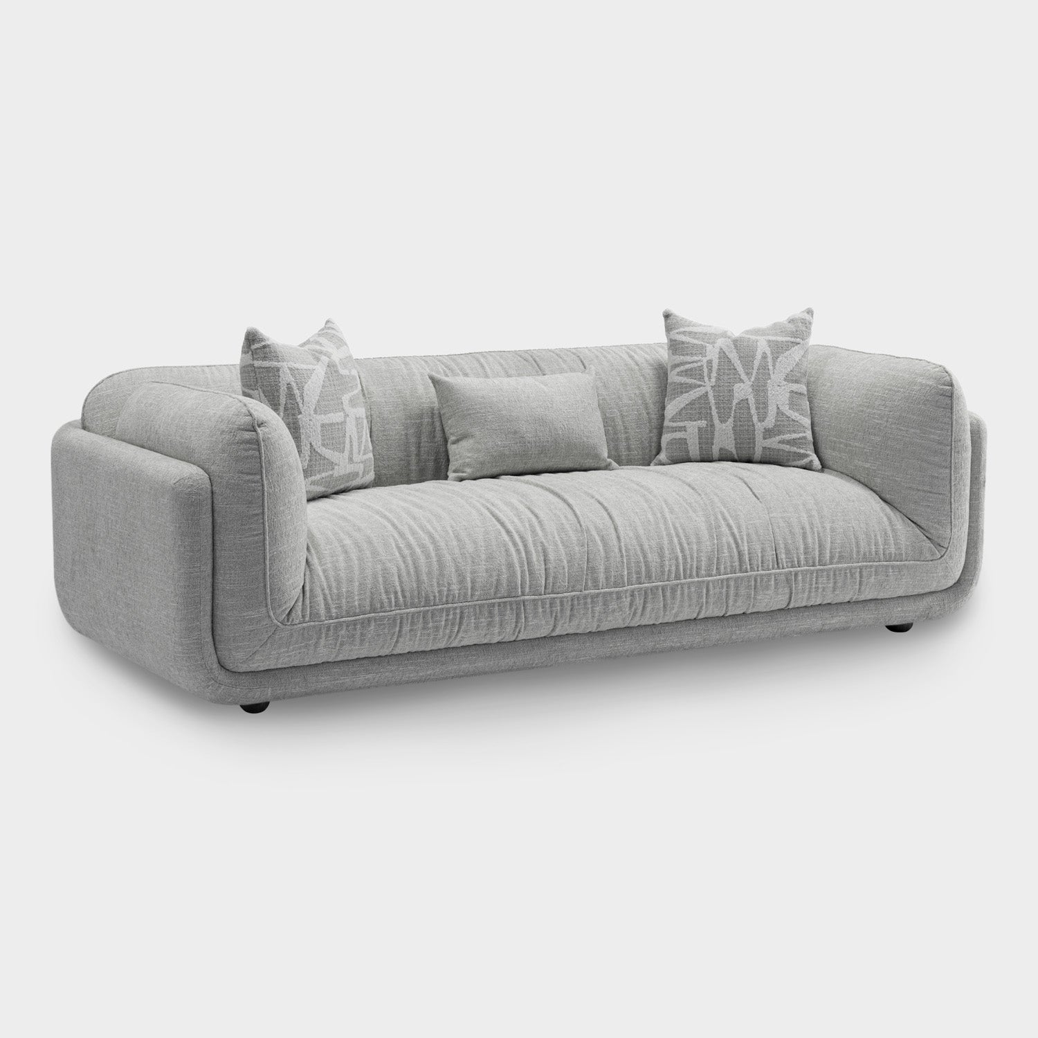 Oxford Modern Comfy Sofa Beige and Grey 3 seater 2 seater