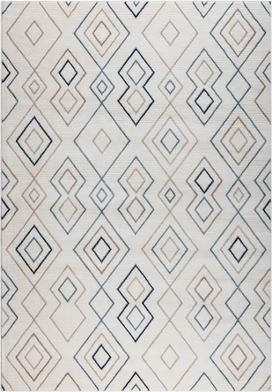 KODIAK LARGE DIAMOND PATTERN LIVING ROOM RUG