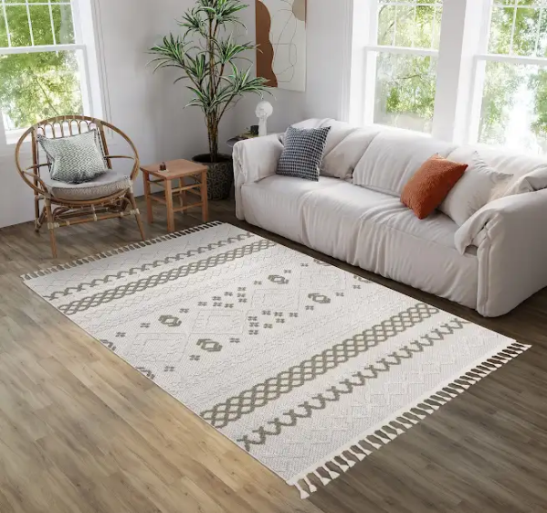 MIYA MEDIUM FLAT AND LOOP LIVING ROOM RUG