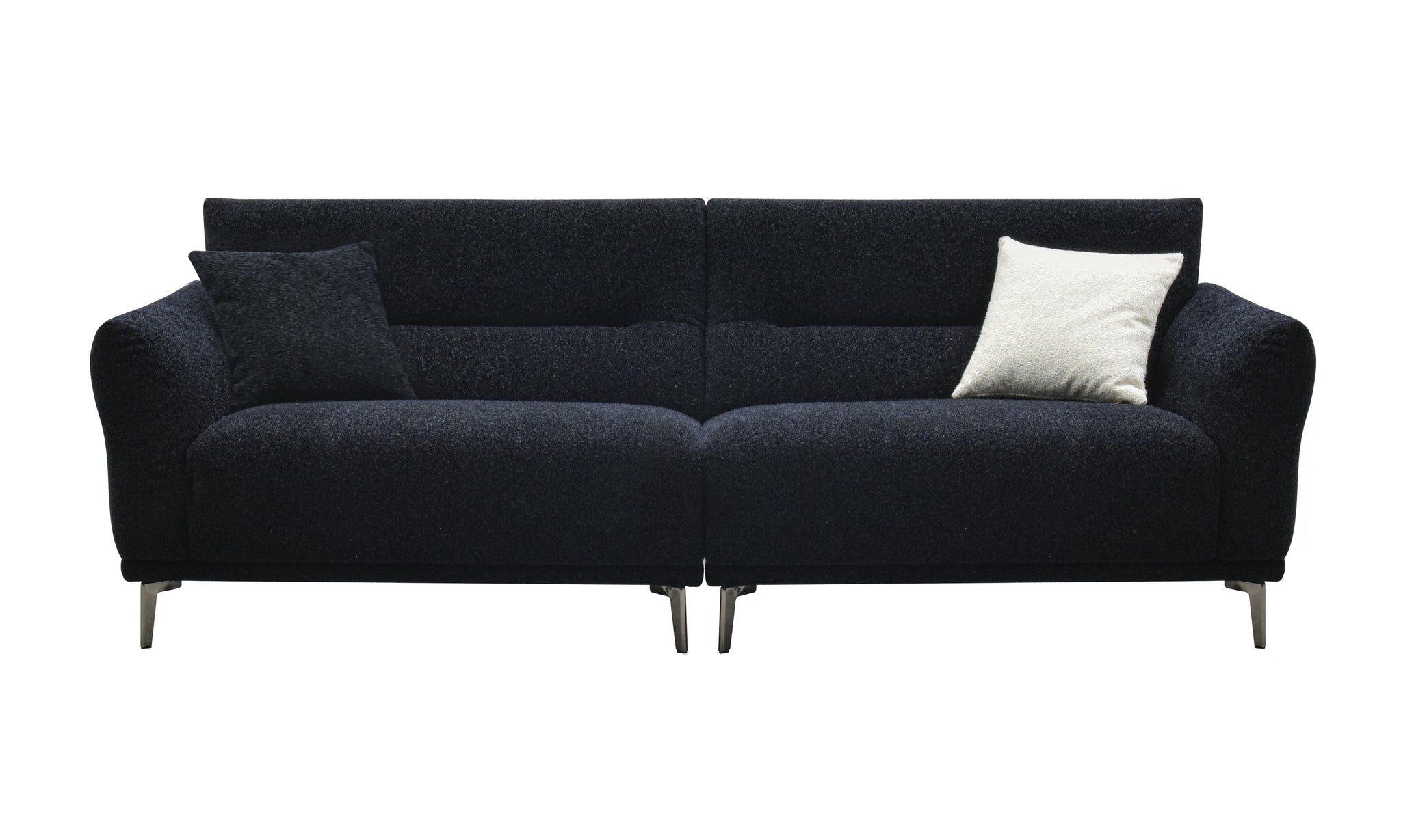 Aluxo Albany Sofa  Black Lux Boucle Fabric
