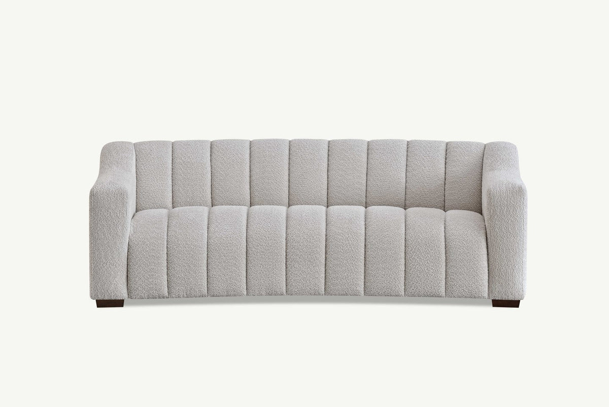 Astoria 3 Seater Bouclé Sofa Modern Panel Design & Luxurious Comfort