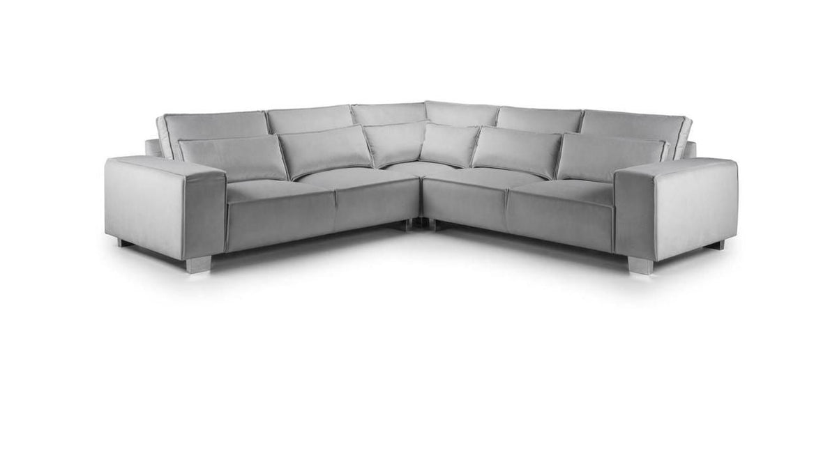 Modular Sofa Sloane Chunky Upholstered Soft Velvet Full Back Cushions