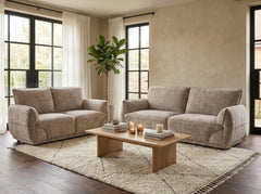 Angelo Beige 3+2 Set upholstered fabric sofa