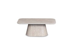 Davos Beige Ceramic Oval Coffee Table 120cm
