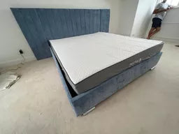 Raphael Extra Wide Panel Bed – Luxury Upholstered Bed Frame
