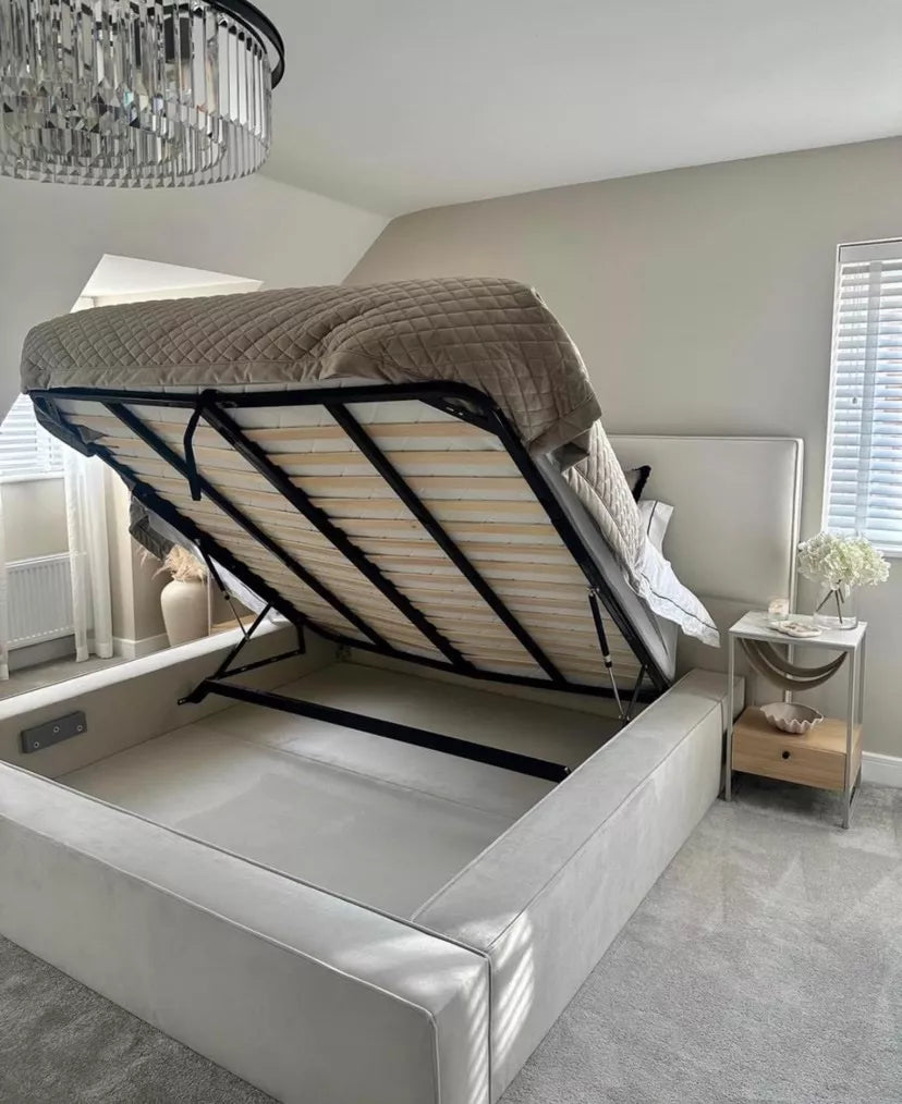Rowen Platform Bed Frame – Minimalist Style With Storage Option