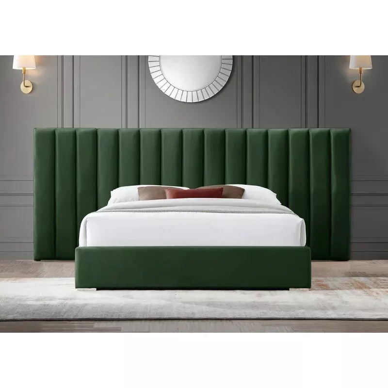 Raphael Extra Wide Panel Bed – Luxury Upholstered Bed Frame
