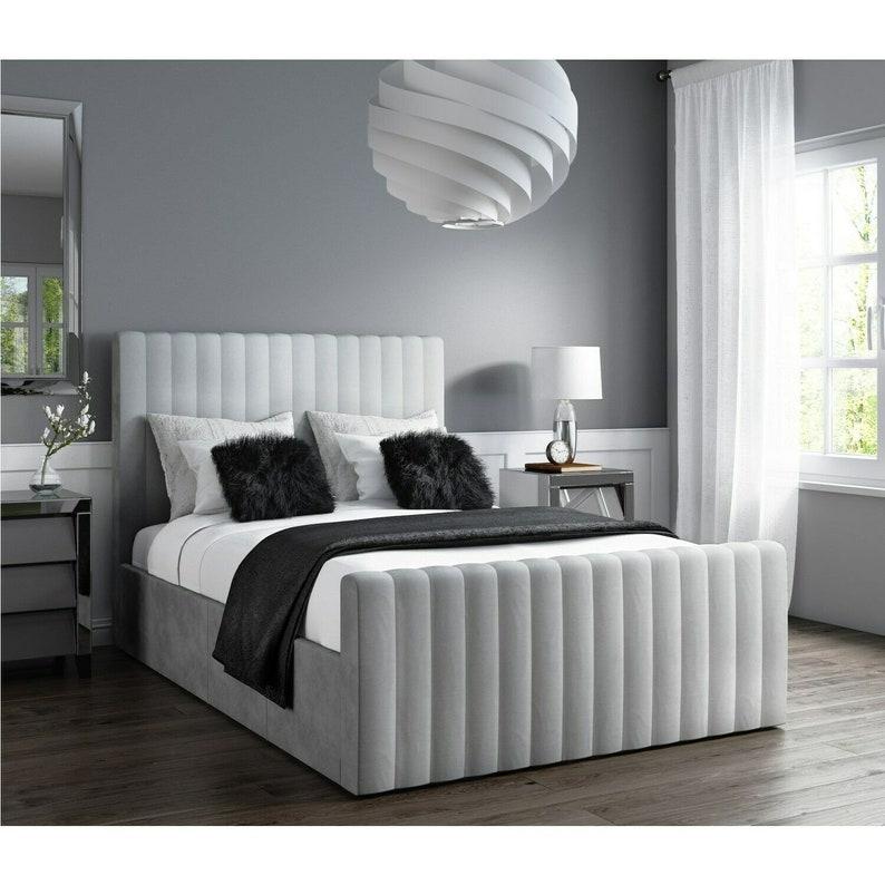 Roma Tubular Head and foot Bed frame Optional gas lift storage