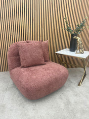 Miami Boucle Swivel Accent  Chair