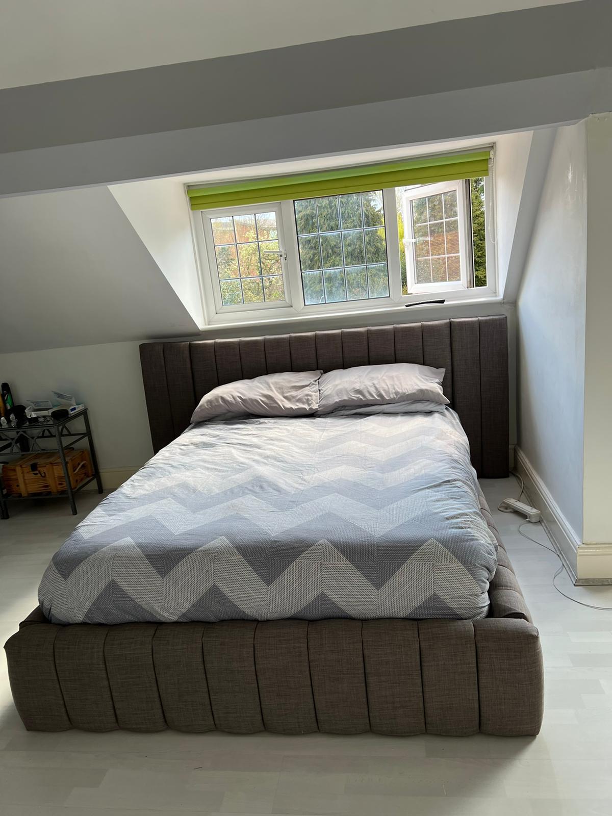 Continental Extra Wide Upholstered Panel Bed Frame – Handmade in UK